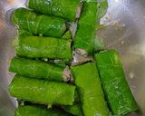 Hình bước làm 2 của món Chả cá cuộn lá lốt