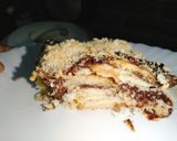 A picture of step 8 of Quick Chocolate Biscuit Dessert OR No Bake cake.
