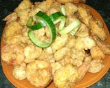 صورة لخطوة 4 من وصفة جمبرى مقلى 🍤🍤
