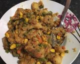 A picture of step 3 of Veggie puff.