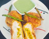 चीज़ी उल्टा वड़ा पाव (Cheesy ulta vada pav recipe in Hindi) रेसिपी चरण 6 फोटो