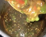 A picture of step 3 of Traditional okro soup.