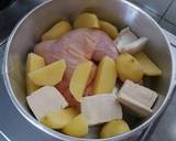 Chicken steam (w/ Tofu & Potatoes) langkah memasak 1 foto