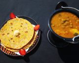 A picture of step 9 of Missi Roti.