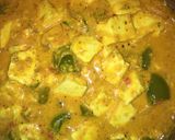 A picture of step 7 of Masala malai Kadai paneer.