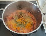 Une image de l'étape 4 de Rougail de saucisses.