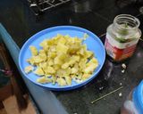 A picture of step 8 of Sambar vada.