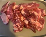 A picture of step 2 of Dezadoo’s tasty lamb curry.