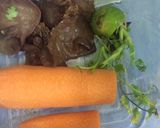 รูปขั้นตอนการทำที่ 2 ของ เฝอกับซุปผักรวม Vegan food(No animals,No eggs,No milk,No Honey)