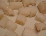 A picture of step 1 of Indian Cuisine: White Fish Coconut Curry.