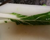 A picture of step 2 of Bok Choy, Stir Fry.
