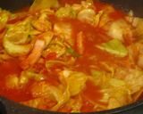 A picture of step 3 of Bacon and Spring Cabbage in Tomato Sauce.
