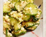 A picture of step 5 of Silken Tofu with Cucumbers, White Sesame & White Miso.