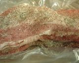 A picture of step 1 of Homemade Bacon.