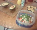A picture of step 2 of Restaurant avocado spread.