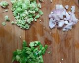 A picture of step 2 of Veg rawa fingers.
