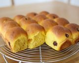 A picture of step 5 of Raisin Bread with 50% Kabocha Squash.
