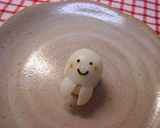 A picture of step 6 of Quail Egg Ghost (For character bentos).