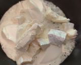 Une image de l'étape 8 de Spaghettis de Poireaux, Crème de Camembert, Émietté de Pancetta.