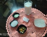 A picture of step 1 of Govindobhog rice.
