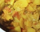 A picture of step 3 of Mix veg sabji.