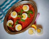 एग मसाला(egg masala recipe in hindi) रेसिपी चरण 7 फोटो