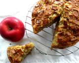 A picture of step 9 of Perfect in Autumn! Light and Fluffy Apple and Black Tea Cake.