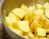 A picture of step 1 of New Potatoes With Oil And Miso.