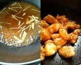 A picture of step 3 of Karaage in Sweet & Sour Glaze with Green Onions.