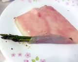 A picture of step 2 of Ham Wrapped Asparagus.