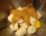 A picture of step 1 of Peanut Butter and Banana Muffins.