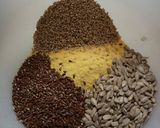 A picture of step 1 of Seed Crackers.