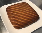 Une image de l'étape 11 de Gâteau fondant à la rhubarbe rose et vanille.