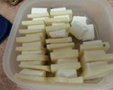 A picture of step 2 of Mom's Marinated Cheese.