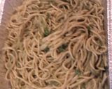 A picture of step 11 of Espagueti Verde- Green Spaghetti.