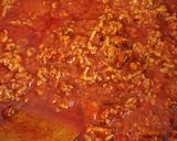 Bolognai spagetti tepsiben recept fázis 2 fotója