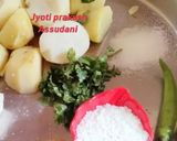A picture of step 2 of Dahi vada 😋 (fasting dahi vada).