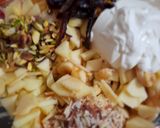 A picture of step 2 of Fruit Cream with nuts.