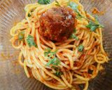 Hình bước làm 10 của món Spaghetti and Meatballs