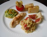 A picture of step 6 of Turkish Hummus - Chickpea Dip.