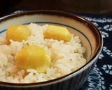 A picture of step 8 of Salmon Okowa (Sticky Rice) for Flower Viewing or Bento.
