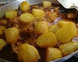 আলু দিয়ে চিকেন কারই(aloo diye chicken curry recipe in Bengali) রেসিপি ধাপ - 9 ছবি