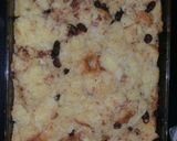A picture of step 1 of Bread pudding/w vanilla sauce.