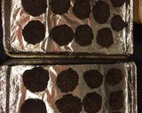 A picture of step 7 of Double Dark Chocolate Chip and Almond Coconut Oatmeal Cookies.