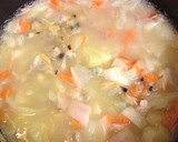 A picture of step 8 of Thick Clam Chowder.