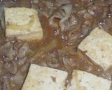 A picture of step 8 of Basic Pork and Tofu Simmer for Meat Lovers.