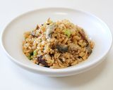 A picture of step 7 of Our Family's Fried Rice with Mackerel.