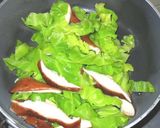 A picture of step 4 of Oil-free Cabbage and Egg Sauté.