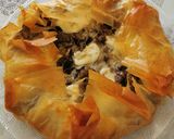 A picture of step 7 of Crispy Mushroom, Zucchini, and Mozzarella Tart.