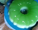 Foto langkah ke 7 dari resep Resep puding karang rasa melon.
